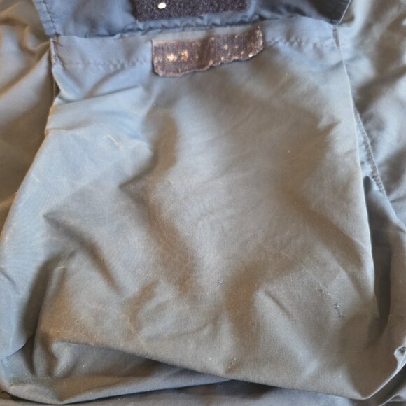 L.L. Bean Baxter State Parka VTG 90s Wool Buffalo Plaid Lined Blue Jacket Large - Picture 14 of 16